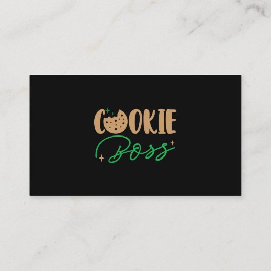 スカウトシャツクッキーボスガールズクッキーディーラースカウト 名刺 (裏面)