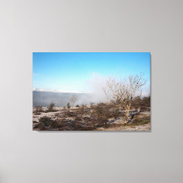 スカウトスカートクンブリアイングランドのホリデーカード キャンバスプリント