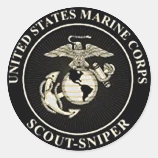 スカウトスナイパー ラウンドシール (正面)