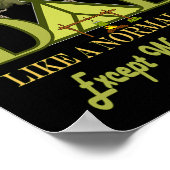 スカウトパパリーダーキャンピングファーザー男性へズ ポスター (角)