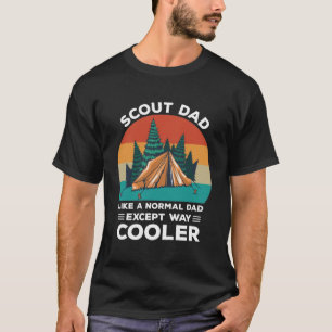 スカウトパパ、通常のパパのようなもクールのだがファン Tシャツ