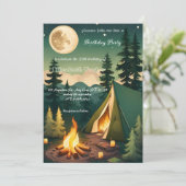 スカウトパーティー誕生日の招待 招待状 (スタンド正面)