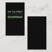 スカウトフォレストジョークハイキングアンドキャンピングユーモア 名刺 (正面/裏面)