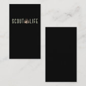 スカウトフォレストマウンテンキャンパーアドベンチャー自然 名刺 (正面/裏面)