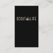 スカウトフォレストマウンテンキャンパーアドベンチャー自然 名刺 (正面)