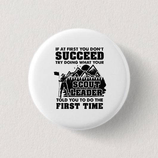 スカウトリーダー 缶バッジ (正面)