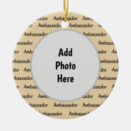 スカウト大使のクリスマス装飾 セラミックオーナメント