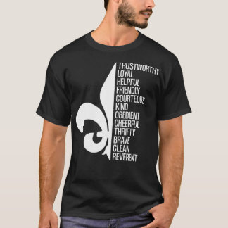 スカウト法スカウト特性おもしろい少年の夏休み Tシャツ