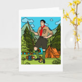 スカウト生存自然自然 カード (黄色い花)