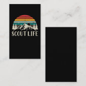 スカウト自然フォレストマウンテンキャンパーアドベンチャー 名刺 (正面/裏面)