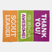 スカウト隊長に感謝 キッチンタオル (横)