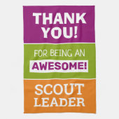 スカウト隊長に感謝 キッチンタオル (縦)
