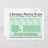 スカウト クッキー マルティーニ レシピ カード ポストカード (正面/裏面)