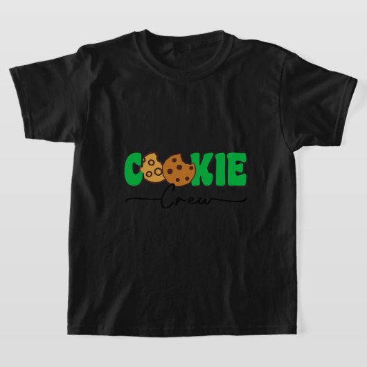 スカウトCookieクルーがCookieの女の子のリーダーScoutを販売 Tシャツ (レイダウン)