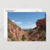 スカウ・トレイルから見たユタ州カナブ ポストカード (正面/裏面)