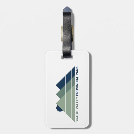 スカギットバレープロヴィショナルパークマウンテンサン ラゲッジタグ (裏面縦)