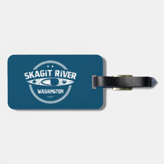 スカギットリバーワシントンカヤック ラゲッジタグ (裏面横)