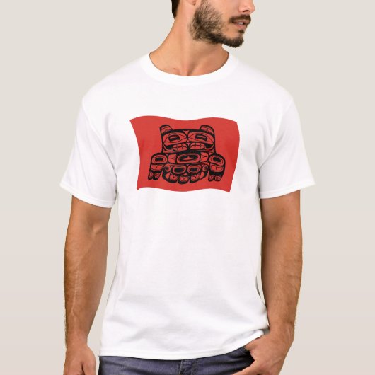 スカギット部族の旗Tシャツ Tシャツ (正面)