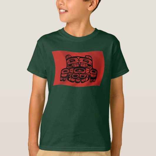 スカギット部族の旗Tシャツ Tシャツ (正面)