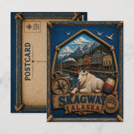 スカグウェイ アラスカ ポストカード ヴィンテージ トラベル
