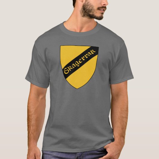 スカゲラク・シールドTシャツ Tシャツ (正面)