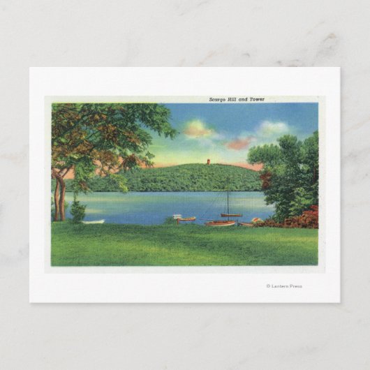 スカゴヒルアンドタワービュー ポストカード (正面)