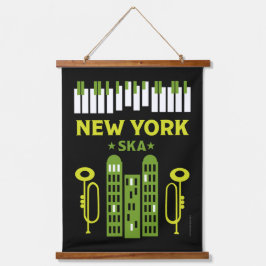 スカジャズ音楽 吊り下げ型タペストリー