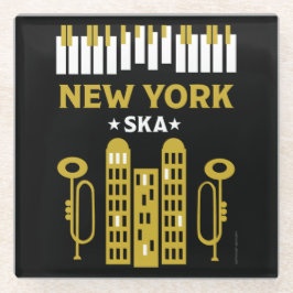 スカジャズ ガラスコースター