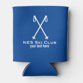 スカスタムキーノーディックアルパインスキーポールスキーチーム 缶クーラー (正面)