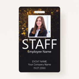 スカスタムタッフイベントQRロゴグリッターバッジ バッジ