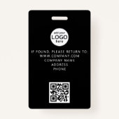 スカスタムタッフQRコードイベントマーブリングバッジ バッジ (裏面)