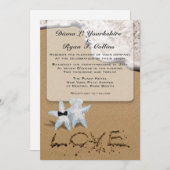 スカスタムターフィッシュビーチ5x7招待状 招待状 (正面/裏面)