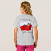 スカスタムリーピンググレーの子猫 Tシャツ (裏面フル)