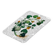 スカッシュつる植物2 マグネット (左側)