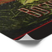 スカッシュアンティーク野菜ラベル缶 ポスター (角)