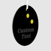 スカッシュオーナメントのクリスマスフォトのギフト オーナメント (正面)