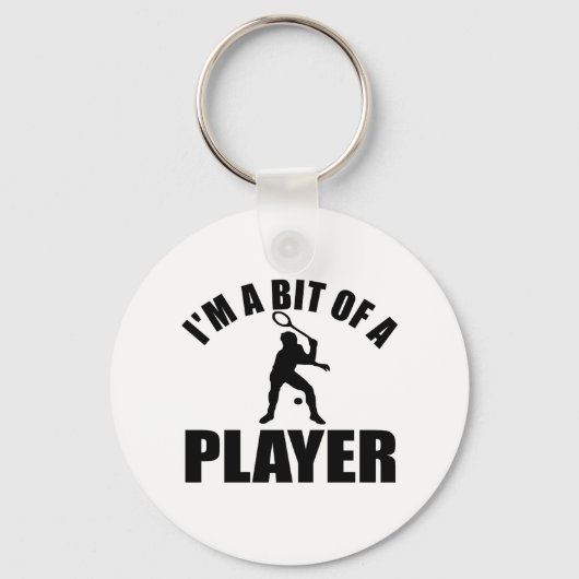 スカッシュカッコいいデザイン キーホルダー (正面)