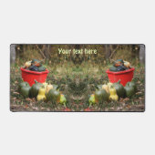 スカッシュカントリーガーデンパーソナライズされた収穫 デスクマット (正面)