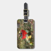 スカッシュカントリーガーデンパーソナライズされた収穫 ラゲッジタグ (正面縦)