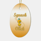 スカッシュシック セラミックオーナメント (左)