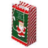 スカッシュスポーツクリスマス スモールペーパーバッグ (裏面アングル)