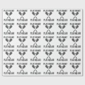 スカッシュスポーツプレーヤー誕生日 ラッピングペーパー (フラット)