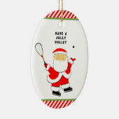 スカッシュスポーツ収集可能 セラミックオーナメント (右)