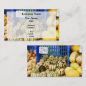 スカッシュファーマーズマーケット 名刺 (正面/裏面)