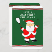 スカッシュプレイヤークリスマス シーズンカード (正面/裏面)