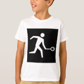 スカッシュプレーヤーアイコン Tシャツ (正面)
