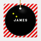 スカッシュプレーヤークリスマスコレクティブ セラミックオーナメント (裏面)