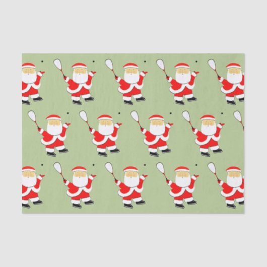 スカッシュプレーヤークリスマスホリデー 薄葉紙 (正面)