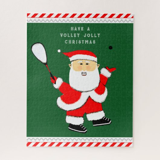 スカッシュプレーヤーホリディギフト ジグソーパズル (縦)