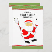 スカッシュプレーヤーホリデーカード シーズンカード (正面/裏面)